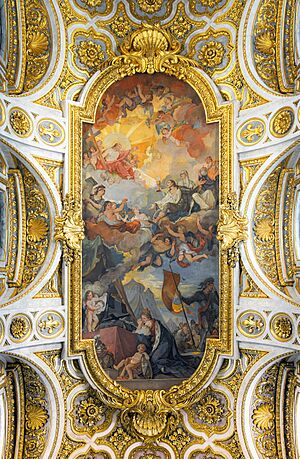 San Luigi dei Francesi (Rome) - Ceiling HDR