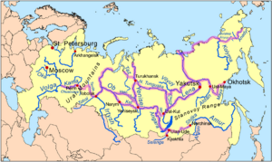 Siberiariverroutemap