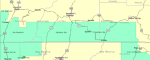 Southern Ute reservation map