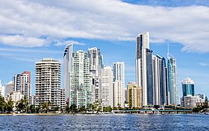 Surfers Paradise, QLD skyline