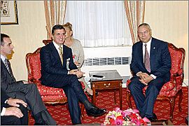 Svetozar Marović and Colin Powell