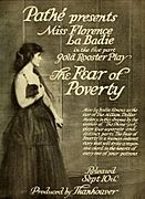 The Fear of Poverty