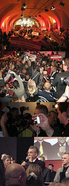 Austrian federal president's re-election party, Vienna 20100425