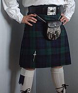 Black watch kilt