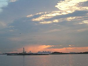 Boston Light Sunset