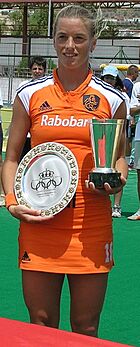 CAPITANA DE HOLANDA DE HOCKEY