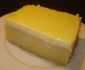 Custard cassava cake