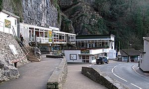 Gough's cave entrance, Cheddar