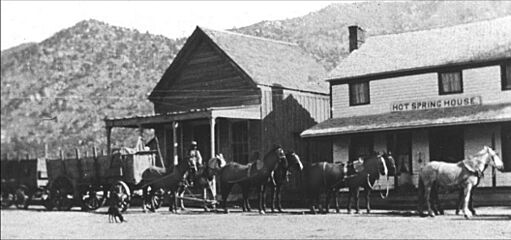 Hot Springs House in 1900