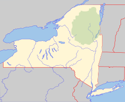 Negro Lake is located in New York Adirondack Park