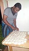 Parotta balls prep