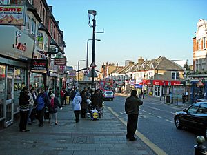 Pavement near East Ham Station - geograph.org.uk - 691179.jpg