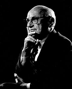 Portrait of Milton Friedman