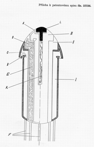 Raketa Vladimir Mandl Patent