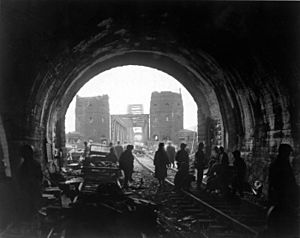 Remagen Bridge after capture