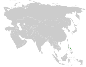 Robsonius sorsogonensis distribution map.png