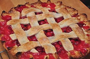 Sour cherry pie