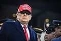 U.S. President Donald Trump with a KAG hat