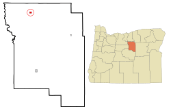 Location in Oregon