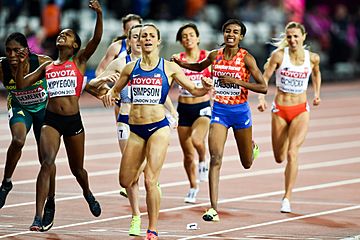 Women's 1500m at London 2017