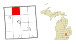 Location within Livingston County