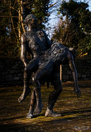 Cuchulainn and Ferdia Statue