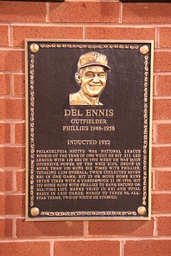 Del Ennis plaque