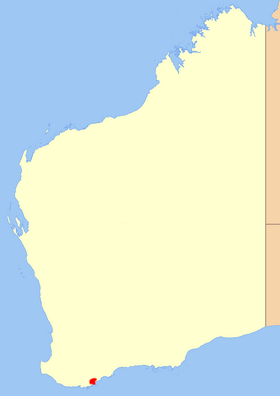 Gibert's Potoroo location map