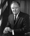 Hubert Humphrey, half-length portrait, facing front