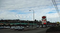 Strip mall on 99W