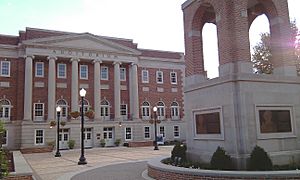 Malone Hood Plaza University of Alabama northeast view