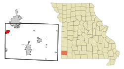 Location of Loma Linda, Missouri