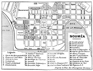 Noumea Map 1930