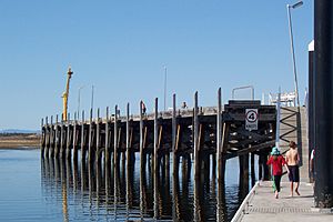 Pt Broughton jetty end