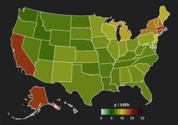 Residential electric prices