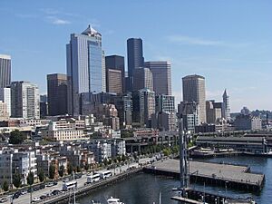 Seattle downtown from Pier 66