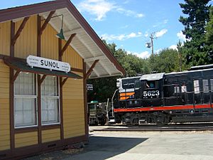 Sunol Depot, Niles Cañon Railway, Sunol, CA