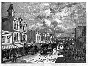 Swan street richmond in 1889