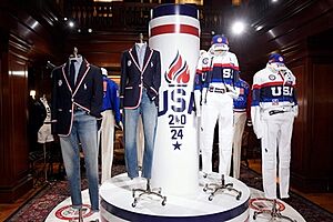 Team USA ceremony uniforms at the 2024 Summer Olympics