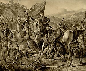 Victory of King Milutin over the Tatars, Anastas Jovanović (1853)