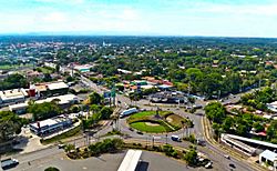 Chinandega main roundabout.