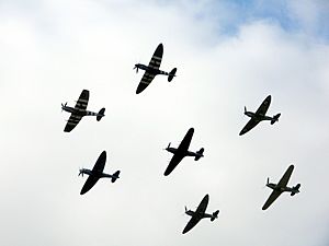 BBMF spits and hurricane