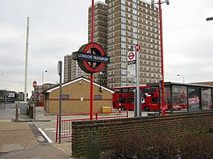 Becontree heath bus station london