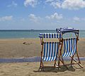 Deckchairs at Sandown, Isle of Wight