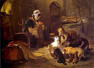 Edwin Landseer- A Highland Breakfast