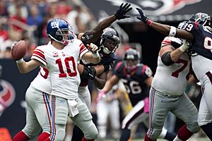 Eli Manning vs Texans October 2010