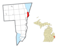 Location within St. Clair County