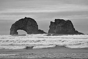 Rock Formation at Rockaway Beach, 2020