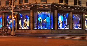 Saks Fifth Avenue windows