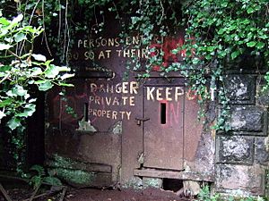 The sealed entrance to Scoveston Fort - geograph.org.uk - 1431588